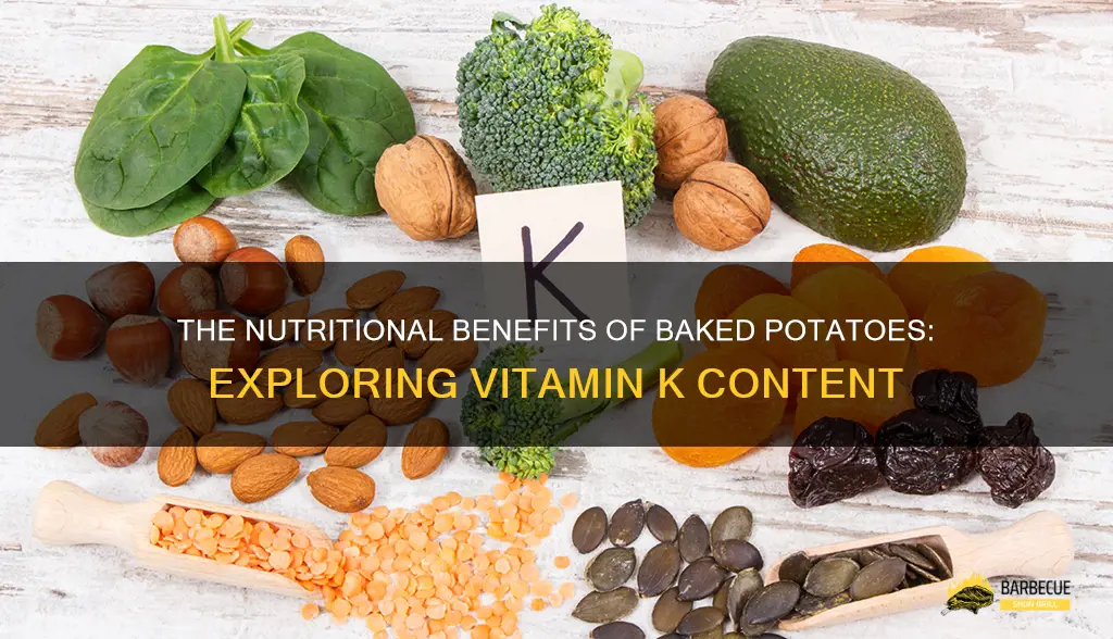 are baked potatoes high in vitamin k