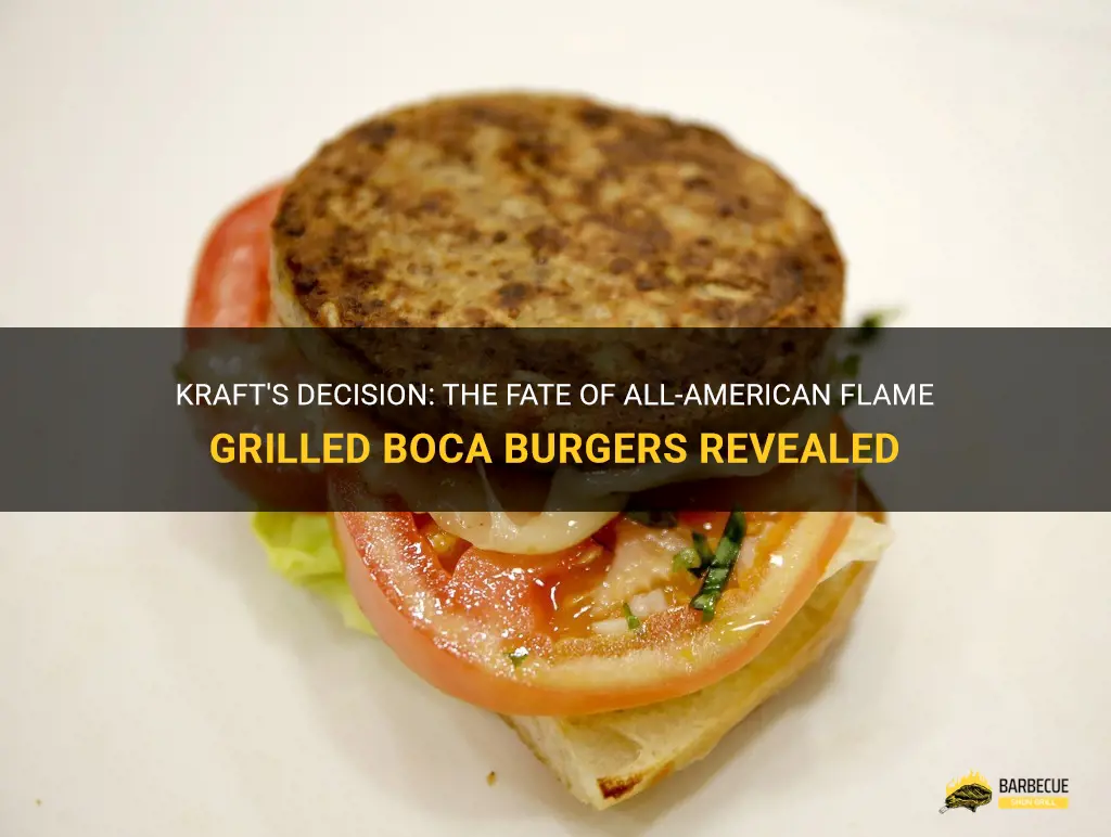 did kraft discontinue all-american flame grilled boca burgers
