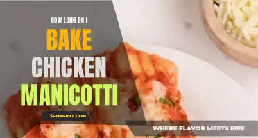 The Perfect Cooking Time for Chicken Manicotti