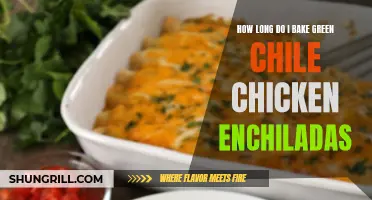 The Perfect Baking Time for Green Chile Chicken Enchiladas Revealed