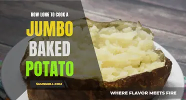 The Perfect Cooking Time for a Jumbo Baked Potato