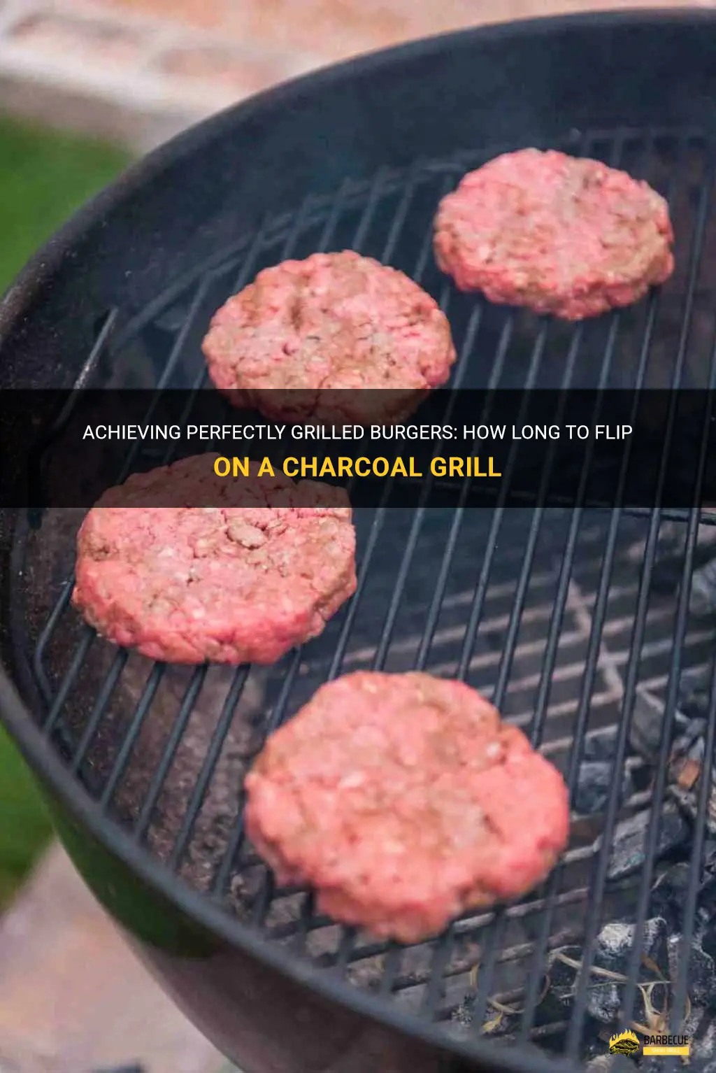 how long to flip burgers on charcoal grill