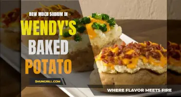 Understanding the Sodium Content in Wendy's Baked Potato: A Guide for Health-Conscious Individuals