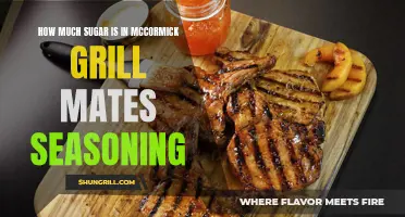 Unlocking the Sweet Secrets: Revealing the Sugar Content in McCormick Grill Mates Seasoning