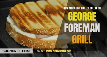 How Long Does It Take to Grill a Cheese Sandwich on a George Foreman Grill?