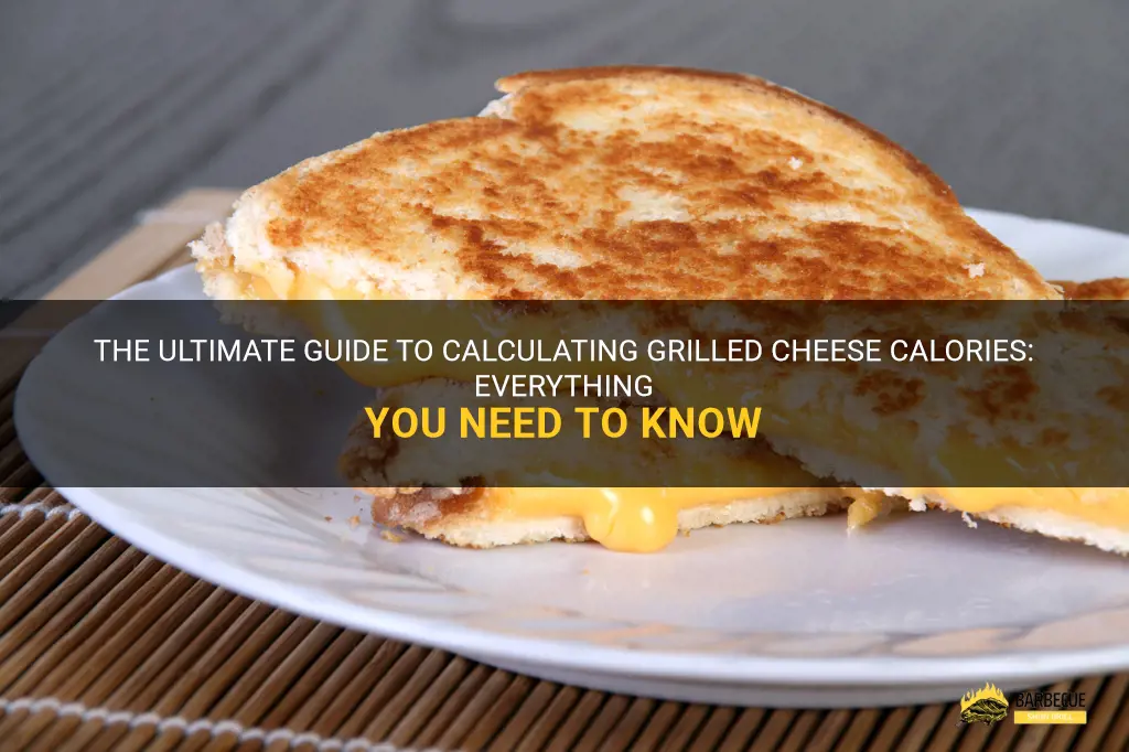 how to calculate grilled cheese calories