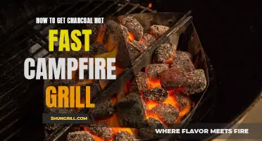 How to Quickly Heat Charcoal for a Campfire Grill