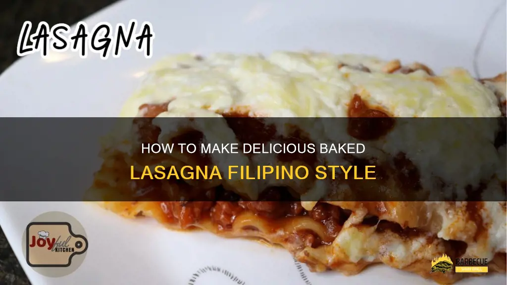 How To Make Delicious Baked Lasagna Filipino Style | ShunGrill