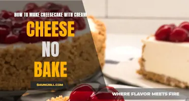 Creamy No-Bake Cheesecake Recipe: Indulge in Deliciousness with Cream Cheese