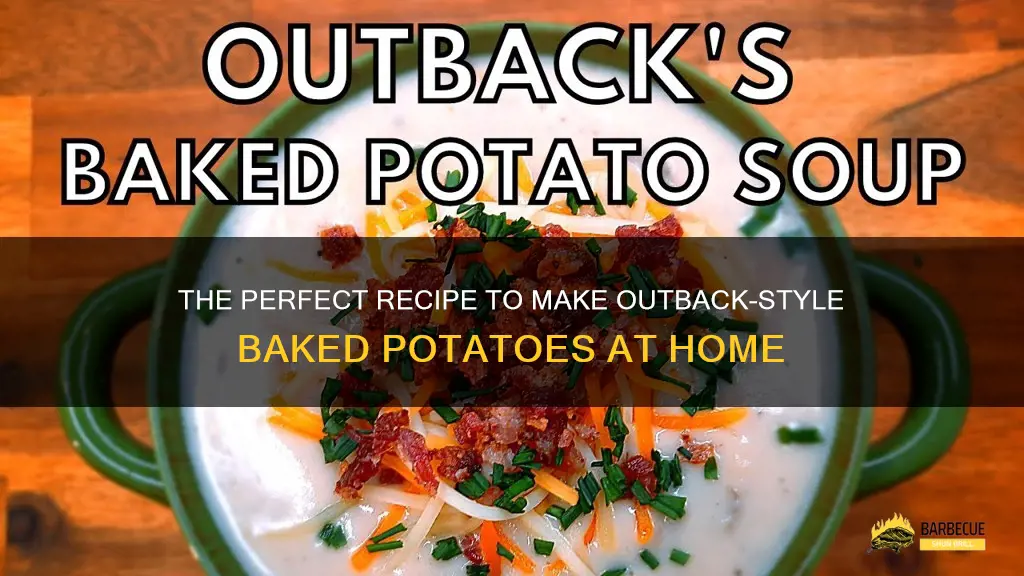 The Perfect Recipe To Make Outback-Style Baked Potatoes At Home | ShunGrill