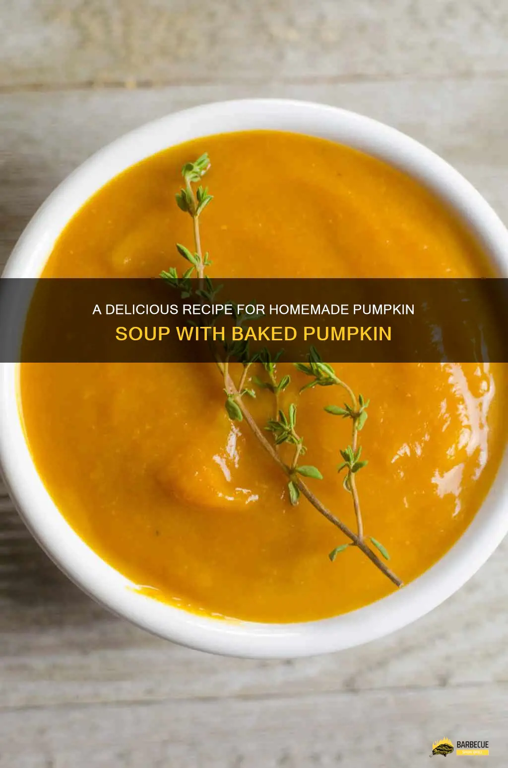 A Delicious Recipe For Homemade Pumpkin Soup With Baked Pumpkin | ShunGrill