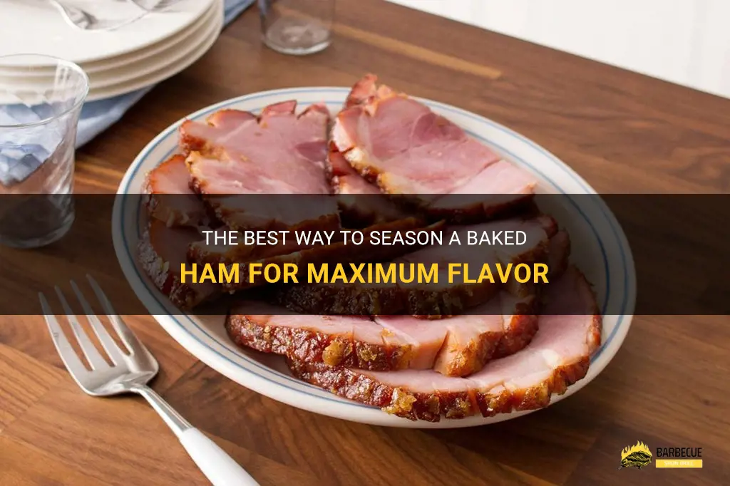 how to season a baked ham
